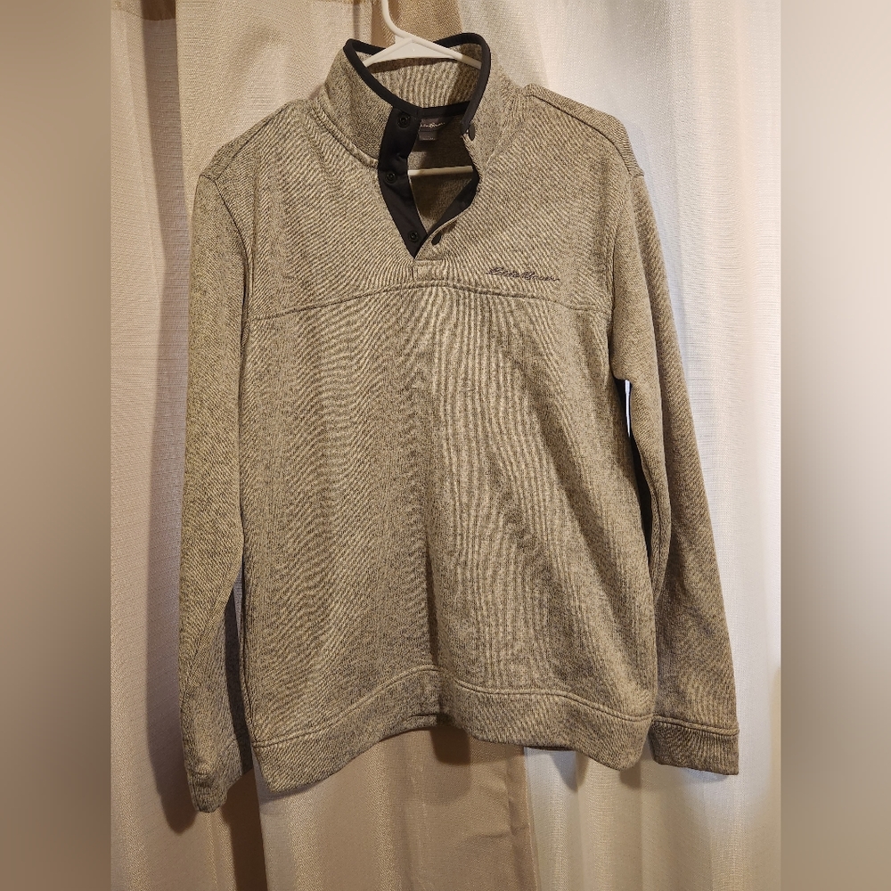 Men's Eddie Bauer half button up sweater